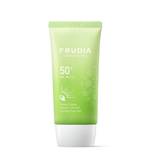 FRUDIA Green Grape Sebum Control Sun Gel - Sonnenschutz-Gel LSF50+ - meinhautzentrum.de